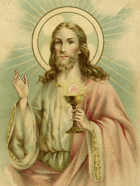 Anima Christi Large Print Prayer Card